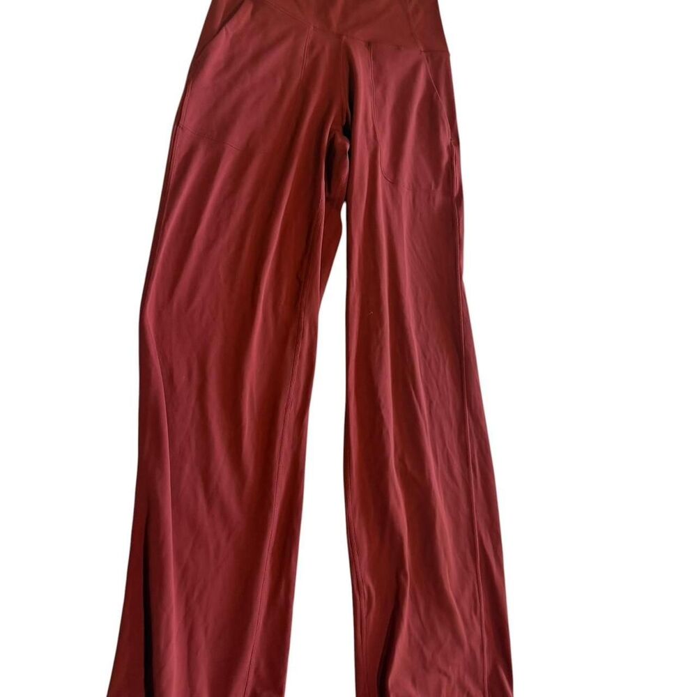 Lululemon Women's Red and Burgundy Leggings